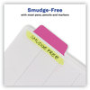 A Picture of product AVE-74865 Avery® Ultra Tabs® Repositionable Margin Tabs: 2.5" x 1", 1/5-Cut, Assorted Neon Colors, 48/Pack