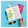 A Picture of product AVE-74865 Avery® Ultra Tabs® Repositionable Margin Tabs: 2.5" x 1", 1/5-Cut, Assorted Neon Colors, 48/Pack