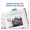 A Picture of product AVE-74866 Avery® Ultra Tabs® Repositionable Margin Tabs: 2.5" x 1", 1/5-Cut, Assorted Colors, 48/Pack