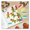 A Picture of product AVE-74866 Avery® Ultra Tabs® Repositionable Margin Tabs: 2.5" x 1", 1/5-Cut, Assorted Colors, 48/Pack