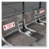 A Picture of product AVE-83079 Avery® Preprinted Surface Safe® ID Decals 8.38 x 3.25, Keep Your Distance 6 Feet, White Face, Red Graphics, 15/Pack