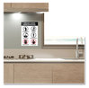 A Picture of product AVE-83174 Avery® Preprinted Surface Safe® Wall Decals 7 x 10, Prevent Germs from Spreading, White/Black Face, Black Graphics, 5/Pack
