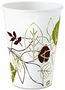 Dixie® Pathways® Paper Hot Cups, 8oz, 25/Bag, 20 Bags/Carton