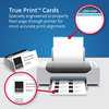 A Picture of product AVE-8873 Avery® Premium Clean Edge® Business Cards Linen Texture True Print Inkjet, 2 x 3.5, White, 200 10 Cards/Sheet, 20 Sheets/Pack
