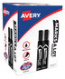 A Picture of product AVE-98206 Avery® MARKS A LOT® Large Desk-Style Permanent Marker Value Pack, Broad Chisel Tip, Black, 36/Pack (98206)