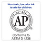 A Picture of product AVE-98206 Avery® MARKS A LOT® Large Desk-Style Permanent Marker Value Pack, Broad Chisel Tip, Black, 36/Pack (98206)