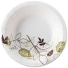 A Picture of product DXE-SXB12WS Dixie® Ultra® Pathways® Heavyweight Paper Bowls, WiseSize, 12oz, Green/Burgundy, 500/Carton