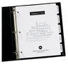 A Picture of product AVE-11515 Avery® Customizable Print-On™ Dividers 3-Hole Punched, 5-Tab, 11 x 8.5, White, 5 Sets
