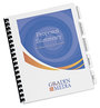 A Picture of product AVE-11516 Avery® Customizable Print-On™ Dividers Unpunched, 5-Tab, 11 x 8.5, White, 5 Sets