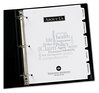 A Picture of product AVE-11517 Avery® Customizable Print-On™ Dividers 3-Hole Punched, 5-Tab, 11 x 8.5, White, 25 Sets