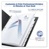 A Picture of product AVE-11552 Avery® Customizable Print-On™ Dividers 3-Hole Punched, 8-Tab, 11 x 8.5, White, 5 Sets