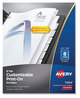 A Picture of product AVE-11554 Avery® Customizable Print-On™ Dividers 3-Hole Punched, 8-Tab, 11 x 8.5, White, 25 Sets