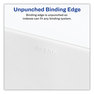 A Picture of product AVE-11959 Avery® Blank Tab Legal Exhibit Index Dividers with White Tabs Divider Set, 25-Tab, 11 x 8.5, 1