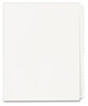 A Picture of product AVE-11959 Avery® Blank Tab Legal Exhibit Index Dividers with White Tabs Divider Set, 25-Tab, 11 x 8.5, 1