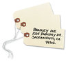 A Picture of product AVE-12305 Avery® Shipping Tags Unstrung 11.5 pt Stock, 4.75 x 2.38, Manila, 1,000/Box