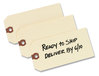 A Picture of product AVE-12308 Avery® Shipping Tags Unstrung 11.5 pt Stock, 6.25 x 3.13, Manila, 1,000/Box