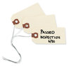 A Picture of product AVE-12601 Avery® Shipping Tags Double Wired 11.5 pt Stock, 2.75 x 1.38, Manila, 1,000/Box