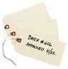 A Picture of product AVE-12604 Avery® Shipping Tags Double Wired 11.5 pt Stock, 4.25 x 2.13, Manila, 1,000/Box