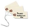 A Picture of product AVE-12605 Avery® Shipping Tags Double Wired 11.5 pt Stock, 4.75 x 2.38, Manila, 1,000/Box