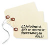 A Picture of product AVE-12606 Avery® Shipping Tags Double Wired 11.5 pt Stock, 5.25 x 2.63, Manila, 1,000/Box