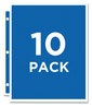 A Picture of product AVE-13406 Avery® Photo Storage Pages for Four 4 x 6 Horizontal Photos, 3-Hole Punched, 10/Pack
