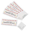 A Picture of product AVE-16154 Avery® Printable Tickets with Tear-Away Stubs w/Tear-Away 97 Bright, 65 lb Cover Weight, 8.5 x 11, White, 10 Tickets/Sheet, 20 Sheets/Pack