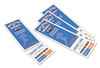 A Picture of product AVE-16154 Avery® Printable Tickets with Tear-Away Stubs w/Tear-Away 97 Bright, 65 lb Cover Weight, 8.5 x 11, White, 10 Tickets/Sheet, 20 Sheets/Pack