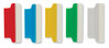 A Picture of product AVE-16228 Avery® Insertable Index Tabs with Printable Inserts 1/5-Cut, Assorted Colors, 1.5" Wide, 25/Pack