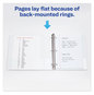 A Picture of product AVE-17144 Avery® TouchGuard™ Protection Heavy-Duty View Binders with Slant Rings 3 3" Capacity, 11 x 8.5, White