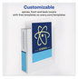 A Picture of product AVE-17144 Avery® TouchGuard™ Protection Heavy-Duty View Binders with Slant Rings 3 3" Capacity, 11 x 8.5, White