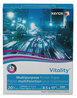 A Picture of product XER-3R02047 xerox™ Vitality™ Multipurpose Printer Paper Print 92 Bright, 20 lb Bond Weight, 8.5 x 11, White, 500/Ream, 10 Reams per case.