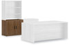 A Picture of product HON-105291PINC HON® 10500 Series™ Storage Cabinet with Doors Two Shelves, 36" x 20" 29.5", Pinnacle