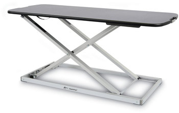 Alera® AdaptivErgo® Laptop Lifting Workstation 31.25" x 12.63" 1.38" to 16", Black/Silver