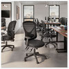 A Picture of product ALE-AS42M14 Alera® Aeson Series Multifunction Task Chair Supports Up to 275 lb, 15" 18.82" Seat Height, Black Seat/Back, Base