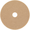 A Picture of product 977-947 3M™ Ultra High-Speed Burnishing Floor Pads 3400 20" Diameter, Tan, 5/Carton
