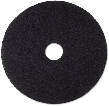 3M™ Black Stripper Floor Pads 7200 Low-Speed Pad 20" Diameter, 5/Carton