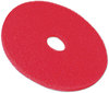A Picture of product MMM-08395 3M™ Red Buffer Floor Pads 5100 Low-Speed 20" Diameter, 5/Carton