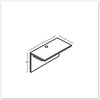 A Picture of product HON-10570LKI1 HON® 10500 Series™ Bridge 47" x 24" 29.5", Kingswood Walnut