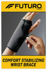 A Picture of product MMM-10770EN FUTURO™ Adjustable Reversible Splint Wrist Brace Fits Wrists 5.5" to 8.5", Black