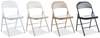 A Picture of product ALE-CA944 Alera® Armless Steel Folding Chair Supports Up to 275 lb, Taupe Seat, Back, Base, 4/Carton