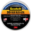 A Picture of product MMM-10836 3M™ Scotch® 35 Vinyl Electrical Color Coding Tape 3" Core, 0.75" x 66 ft, Blue