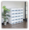 A Picture of product FEL-00302 Bankers Box® STOR/DRAWER® STEEL PLUS™ Extra Space-Savings Storage Drawers 10.5" x 25.25" 5.25", White/Blue, 12/Carton