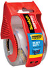 A Picture of product MMM-1426 Scotch® 3850 Heavy-Duty Packaging Tape with Dispenser, 1.5" Core, 1.88" x 66.66 ft, Clear, 6/Pack