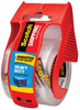 A Picture of product MMM-1426 Scotch® 3850 Heavy-Duty Packaging Tape with Dispenser, 1.5" Core, 1.88" x 66.66 ft, Clear, 6/Pack