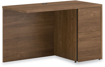 HON® 10500 Series™ “L” Workstation Return with Full-Height Pedestal Right, 48" x 24" 29.5", Pinnacle