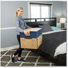 A Picture of product FEL-0062901 Bankers Box® SmoothMove™ Prime Moving & Storage Boxes Moving/Storage Hinged Lid, Regular Slotted Container (RSC), 18" x 24" Brown/Blue, 6/Carton