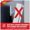A Picture of product MMM-17003VP3 Command™ General Purpose Hooks Multi-Pack, Large, Plastic, White, 5 lb Capacity, 3 and 6 Strips/Pack