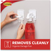 A Picture of product MMM-170092ES Command™ Spray Bottle Holder 2.34w x 1.69d 3.34h, White, 2 Hangers/4 Strips/Pack
