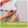 A Picture of product MMM-17024CABPK Command™ Poster Strips Removable, Holds Up to 1 lb per Pair, 0.63 x 1.75, White, 4/Pack, 100 Packs/Carton