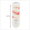 A Picture of product MMM-17024CABPK Command™ Poster Strips Removable, Holds Up to 1 lb per Pair, 0.63 x 1.75, White, 4/Pack, 100 Packs/Carton